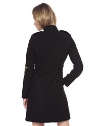 Juicy Couture Melton Embroidered Coat