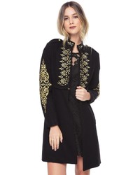 Juicy Couture Melton Embroidered Coat