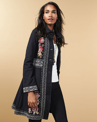 Jwla By Johnny Was Joy Embroidered Military Coat