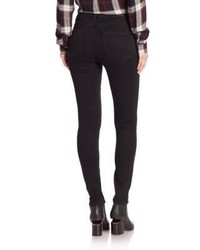 Paige Amberly Boleyn Ultra Skinny Embroidered Jeans