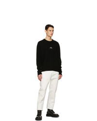 Givenchy Black Cashmere Embroidered Refracted Sweater
