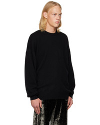 Balenciaga Black Embroidered Sweater