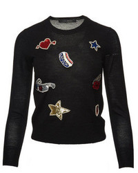 Contemporary Embroidered Classic Sweater