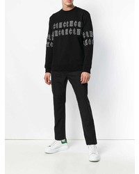 McQ Alexander McQueen Embroidered Lettering Sweater