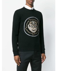 Billionaire Embroidered Lion Sweater