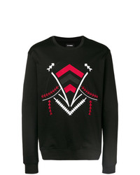 Les Hommes Embroidered Patch Sweater