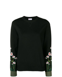 RED Valentino Embroidered Sleeves Sweater