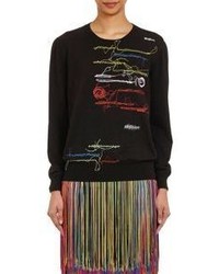Christopher Kane Embroidered Sweater Black