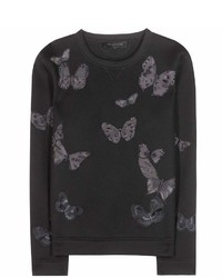 Valentino Embroidered Sweatshirt With Appliqu