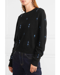 Equipment Shirley Embroidered Cashmere Sweater