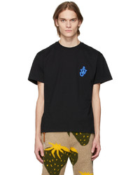 JW Anderson Black Anchor Patch T Shirt