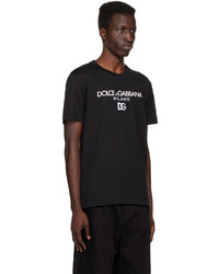 Dolce & Gabbana Black Crewneck T Shirt