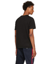 Moncler Black Embroidered T Shirt