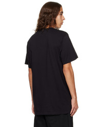424 Black Embroidered T Shirt