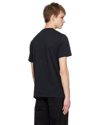 Raf Simons Black Embroidered T Shirt