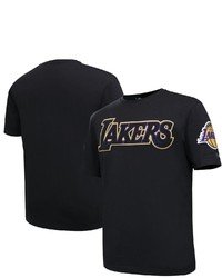 PRO STANDARD Black Los Angeles Lakers Chenille T Shirt