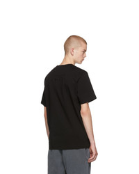 Juun.J Black Nsynthetic Printed T Shirt