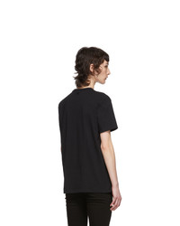 AMI Alexandre Mattiussi Black Smiley T Shirt