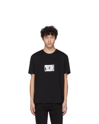 Givenchy Black Stamp Patch T Shirt