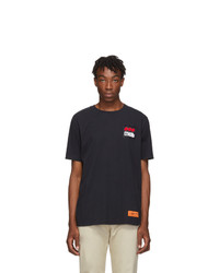 Heron Preston Black Style Dots Regular T Shirt