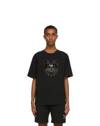 Kenzo Black Velvet Tiger T Shirt
