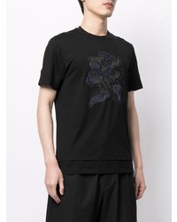 Emporio Armani Camouflage Embroidery T Shirt