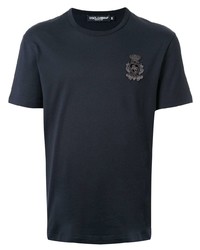 Dolce & Gabbana Chest Embroidery T Shirt