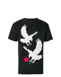 Intoxicated Eagle Embroidered T Shirt