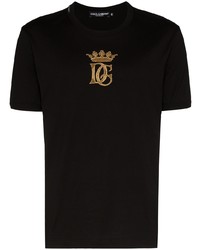 Dolce & Gabbana Embroidered Crown T Shirt
