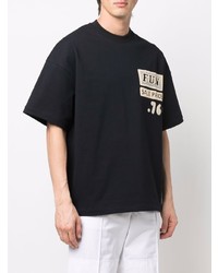 Jil Sander Embroidered Graphic Text T Shirt