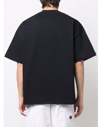 Jil Sander Embroidered Graphic Text T Shirt