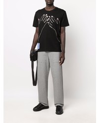 McQ Embroidered Hands T Shirt