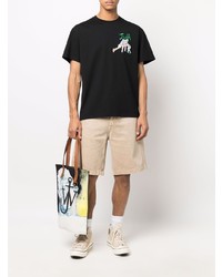 JW Anderson Embroidered Logo Cotton T Shirt