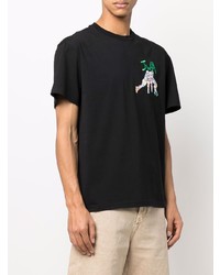 JW Anderson Embroidered Logo Cotton T Shirt
