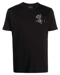 John Richmond Embroidered Logo Cotton T Shirt