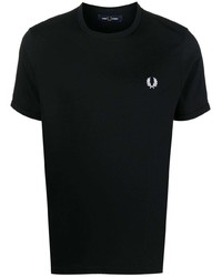 Fred Perry Embroidered Logo Cotton T Shirt