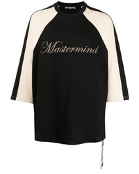 Mastermind World Embroidered Logo Cotton T Shirt
