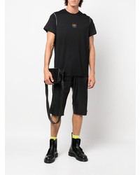 MSGM Embroidered Logo Detail T Shirt