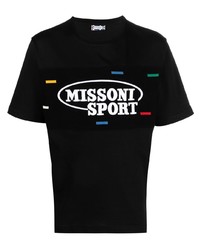 Missoni Embroidered Logo Detail T Shirt