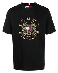 Tommy Hilfiger Embroidered Logo Organic Cotton T Shirt