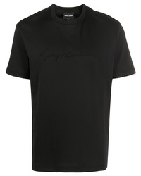 Giorgio Armani Embroidered Logo T Shirt