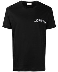 Alexander McQueen Embroidered Logo T Shirt