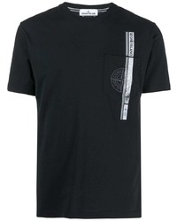 Stone Island Embroidered Logo T Shirt