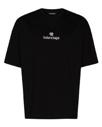 Balenciaga Embroidered Logo T Shirt