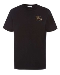 JW Anderson Embroidered Rainbow Logo T Shirt