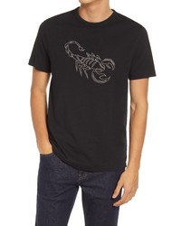 French Connection Embroidered Scorpion T Shirt