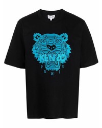 Kenzo Embroidered Tiger Logo T Shirt