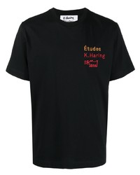 Études Etudes X Kh Embroidered Logo T Shirt