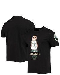 PRO STANDARD Giannis Antetokounmpo Black Milwaukee Bucks Caricature T Shirt At Nordstrom