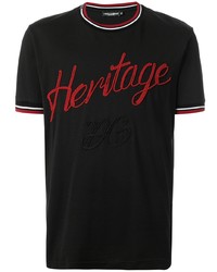 Dolce & Gabbana Heritage Embroidered T Shirt